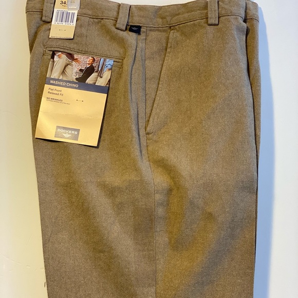 NWT {dockers} khaki washed chino 34 x 32 - Picture 1 of 10